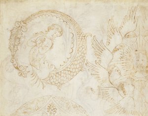 Dessins pour soie tissée et broderie (recto et verso) - Unbekannt Unbekannt